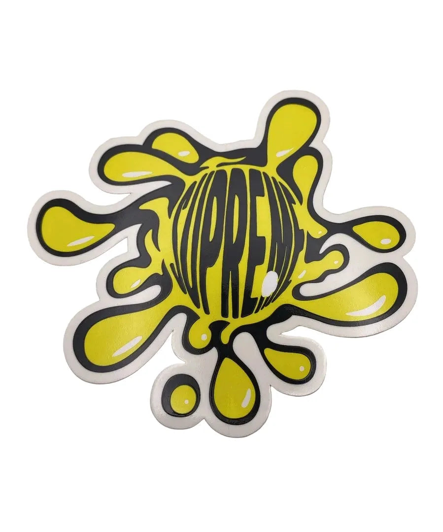 Supreme 'Splat' Sticker - Yellow