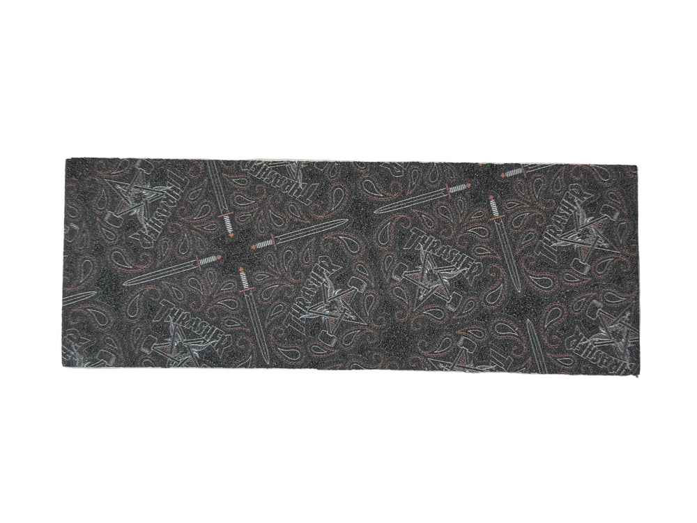 Mob Grip x Thrasher 'Sword Logo' Feuille de Grip Mini - Noir