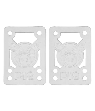 Entretoises pour roues de skateboard Pig Wheels - Blanc