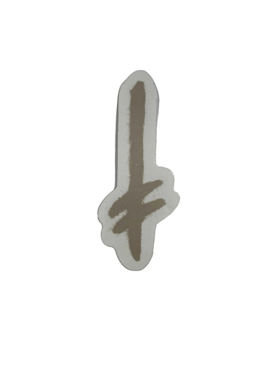 Autocollant Deathwish 'Gang Logo' - Or Pailleté