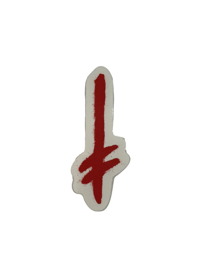Autocollant Deathwish 'Gang Logo' - Rouge