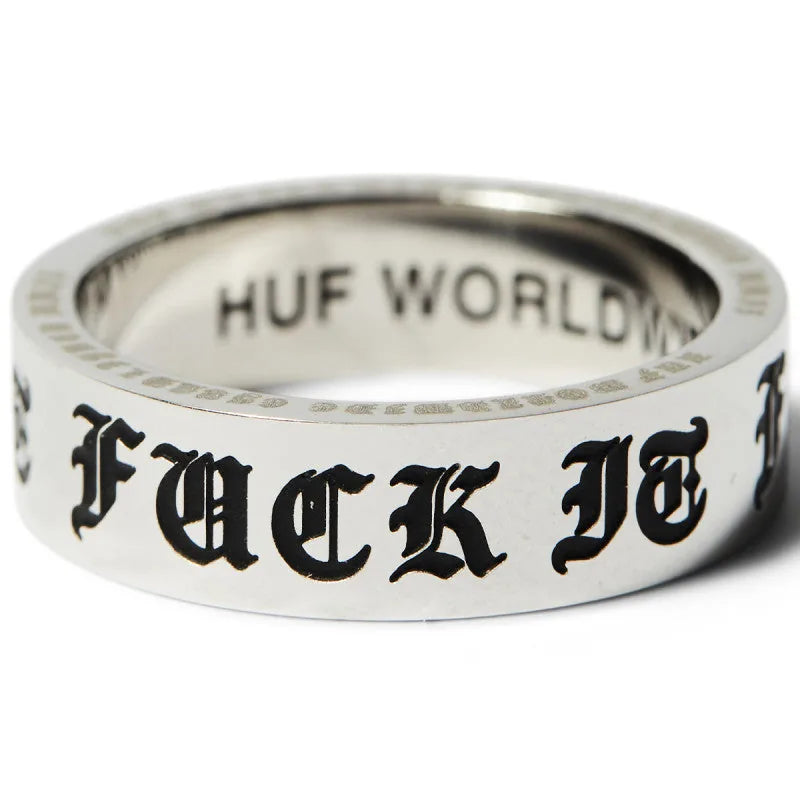 HUF 'Old E' Ring - Silver