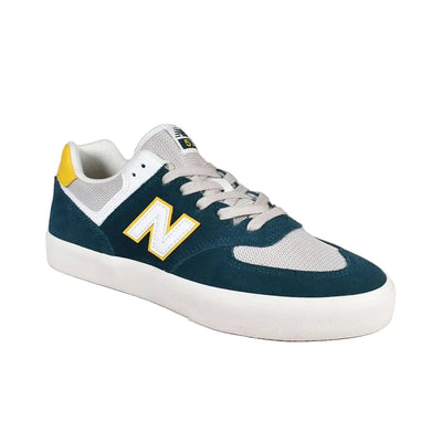 New Balance Numeric '574 Vulc' Shoes - Blue/Yellow