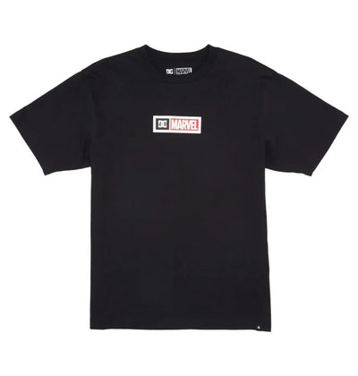 DC Shoes x Marvel 'Deadpool Box Logo' Tee - Black