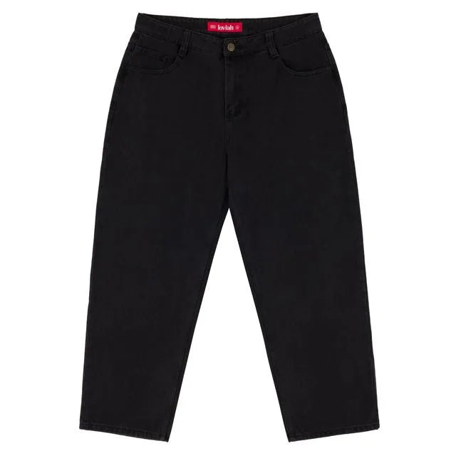 Pantalons en denim Loviah '1990' Baggy 5 poches - Denim noir délavé