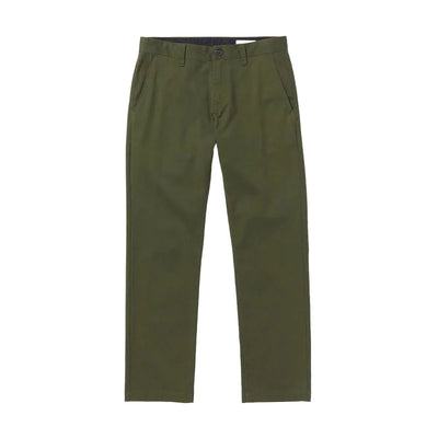 Volcom 'Frickin' Modern Stretch Chino Pants - Dark Green (KIDS)