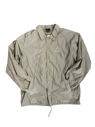 HUF 'Essentials Triple Triangle' Windbreaker - Stone