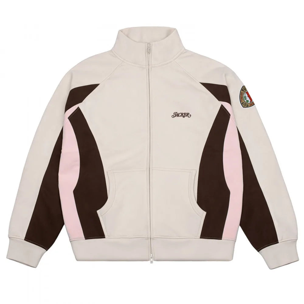 Jacker 'Trevi' Track Jacket - Beige