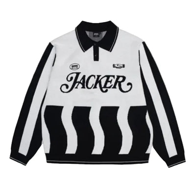 Jacker 'Deal' Knit Polo - White