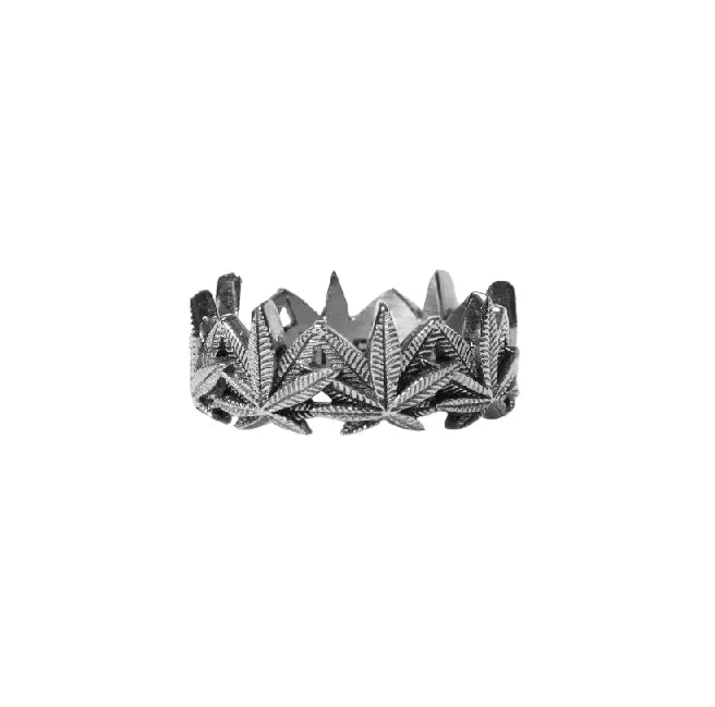 HUF 'Plantlife' Ring - Silver