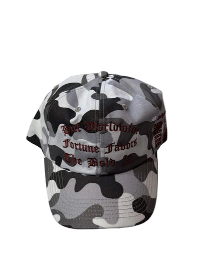 Casquette 6 panneaux HUF 'Olympia' - Camo Blanc