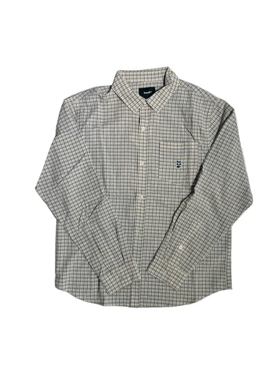 Chemise tissée HUF 'Megablast' à manches longues - Haut/Naturel