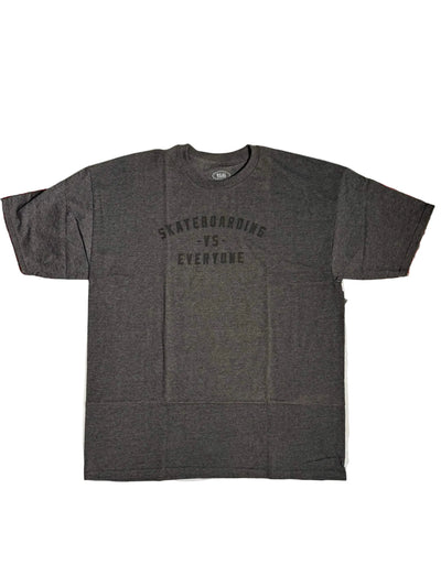 Real Skateboards 'Everybody -VS- Everyone' Tee - Heather Grey