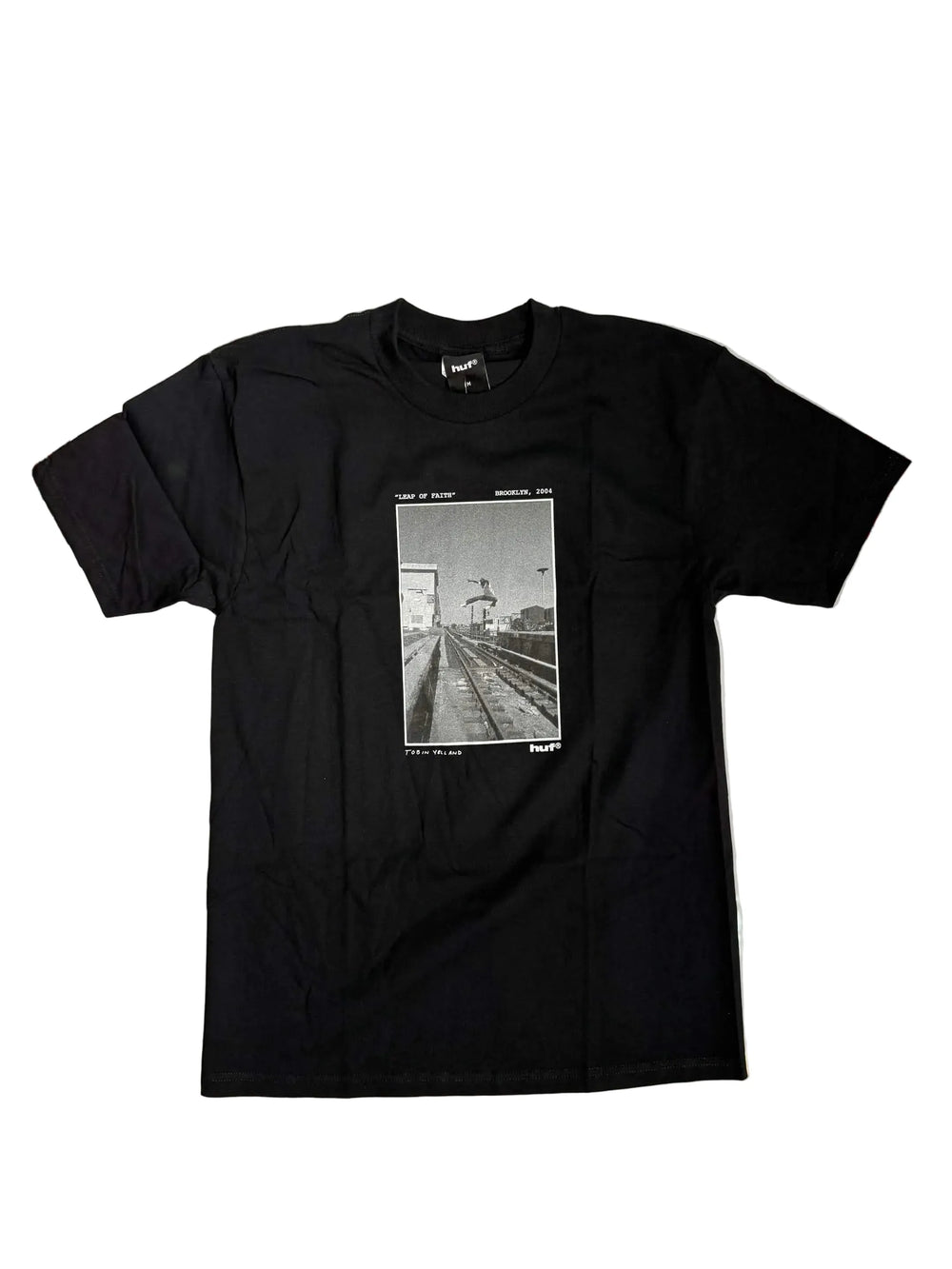T-shirt HUF 'Taking The Leap' - Noir