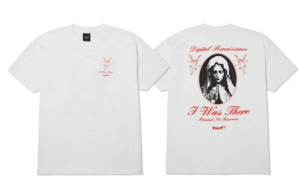 T-shirt HUF 'Digital Renaissance' - Blanc