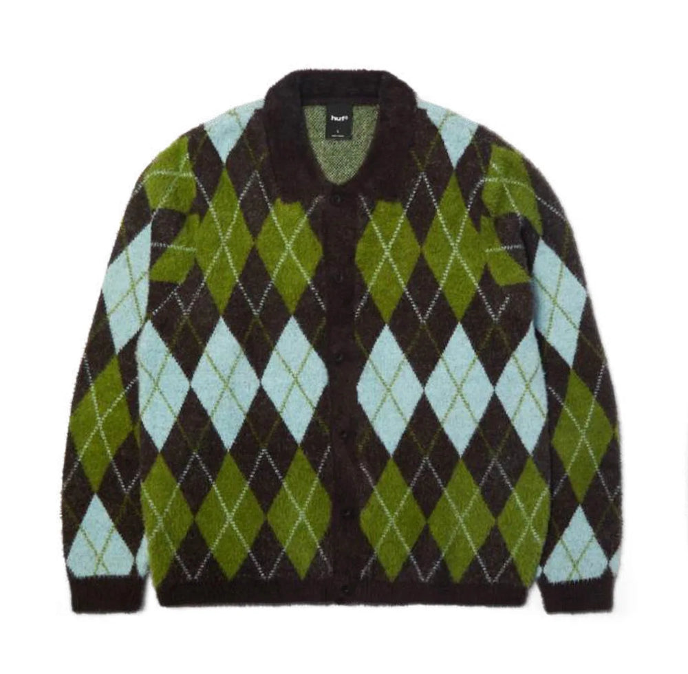 Chandail en mohair 'Cooper' de HUF - Brun foncé