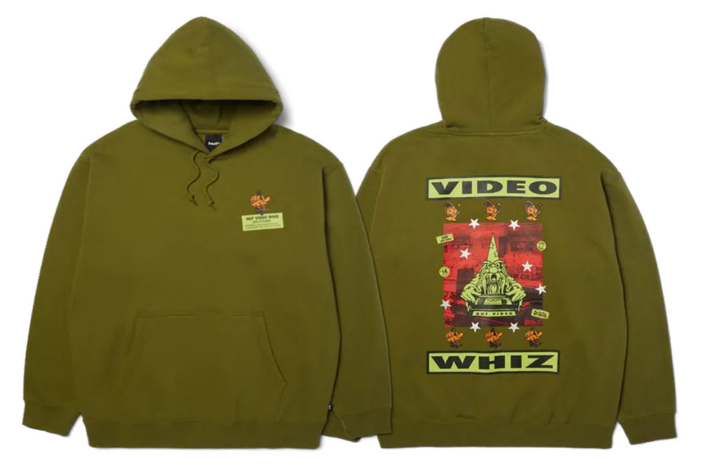 HUF Chandail à Capuche 'Video Genie' - Olive