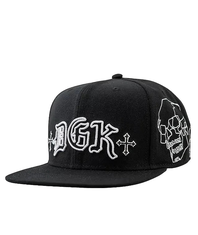DGK 'Vault' Snapback Cap - Black