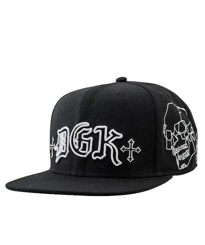 DGK 'Vault' Snapback Cap - Black