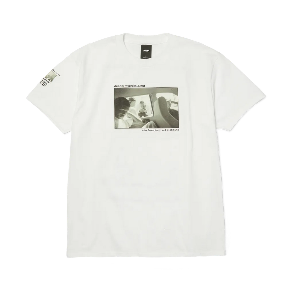 T-shirt HUF 'Paved With Gold' - Blanc