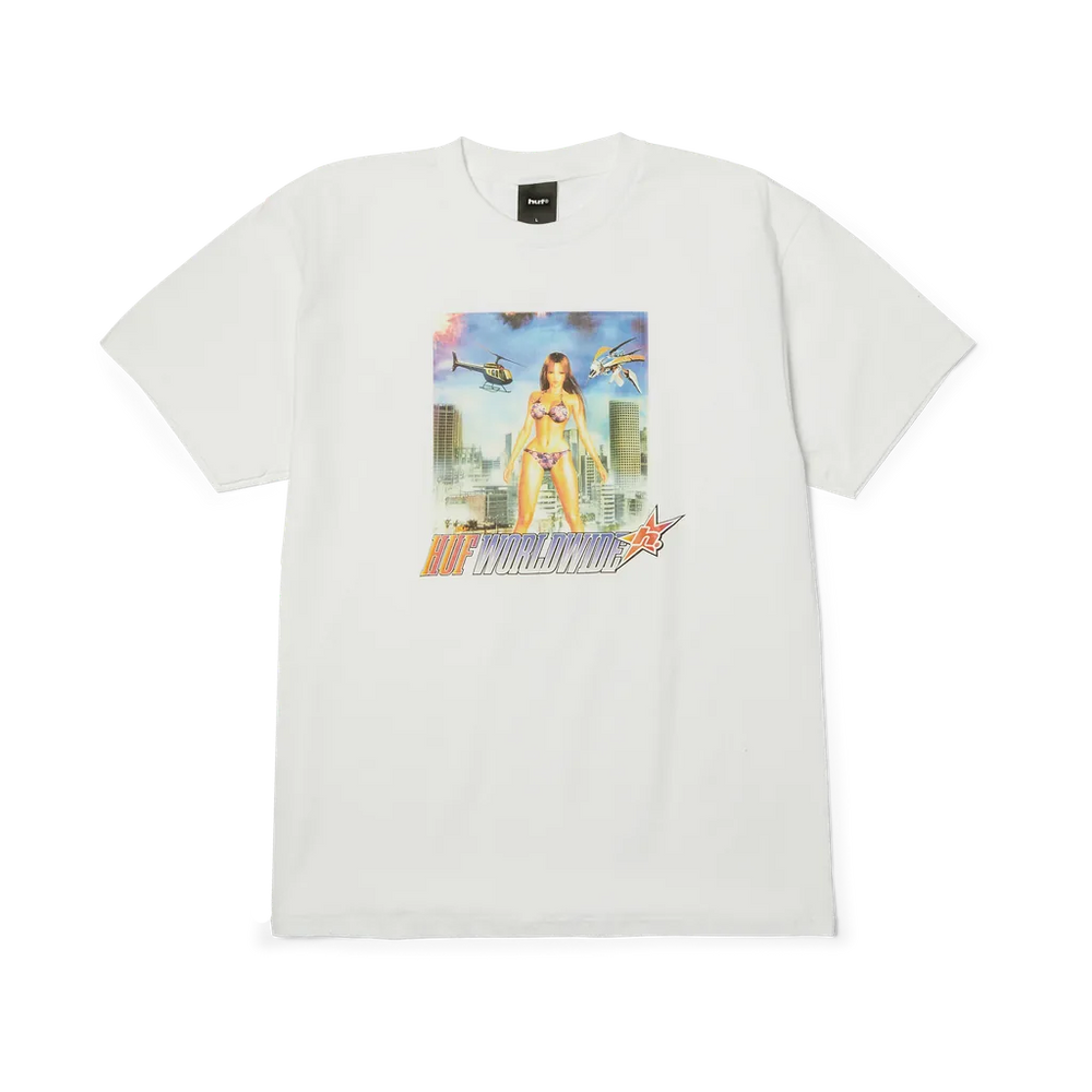T-shirt HUF 'Dans le ciel' - Blanc
