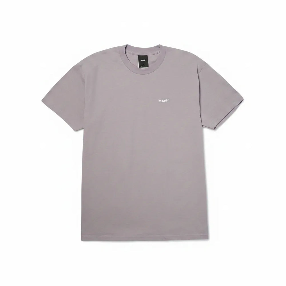 T-shirt HUF '89 Brodé - Lilas craie/Blanc