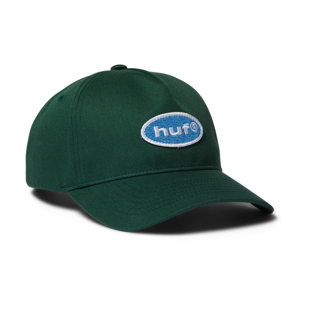 Casquette HUF '89 Oval' 5 panneaux à sangle - Vert forêt