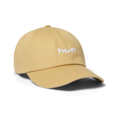 HUF '89 Embroidered' 6-Panel Strapback Cap - Khaki/White
