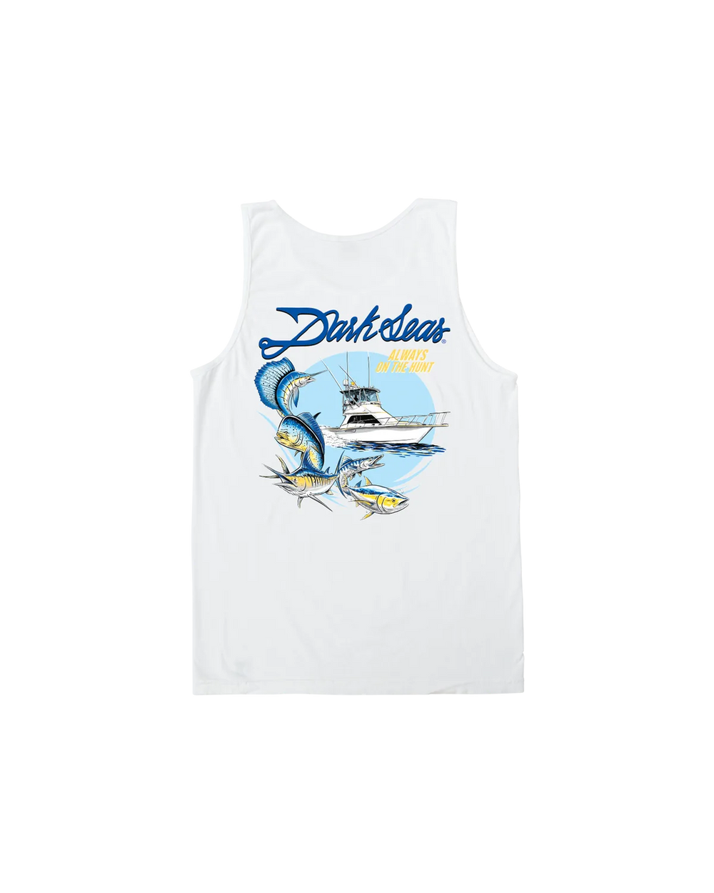 Dark Seas 'Reel Legends' Tank Top - White