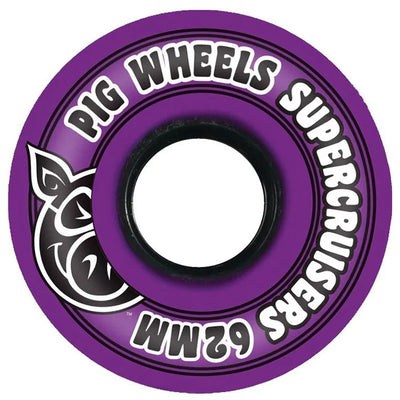 Pig Wheels 'Supercruisers' 85A Wheels 62MM - Purple