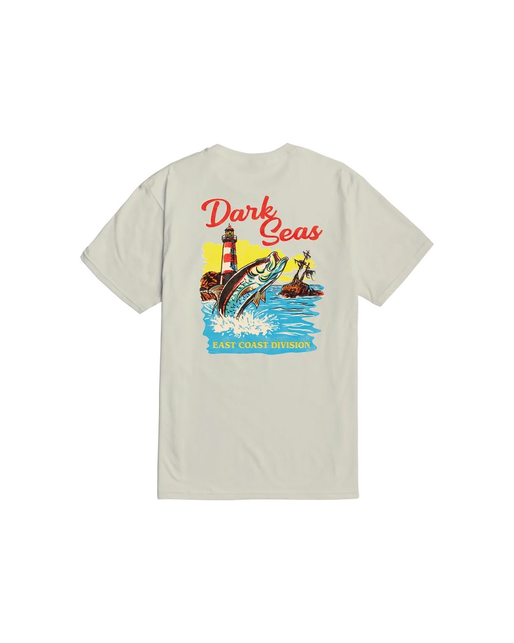 Dark Seas 'East Coast' Tee - Cream