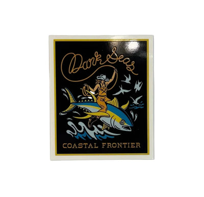 Autocollant 'Costal Frontier' Dark Seas - Noir