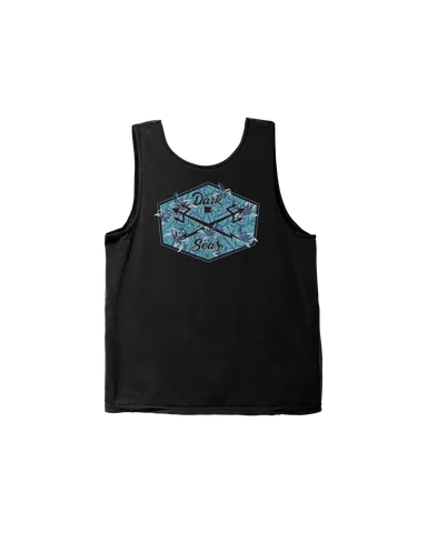 Dark Seas 'Bloom' Tank Top - Black