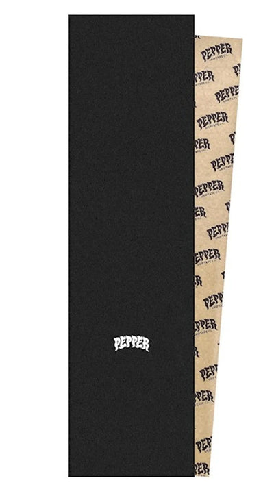 Pepper Grip 'Logo Centered' Griptape - Black