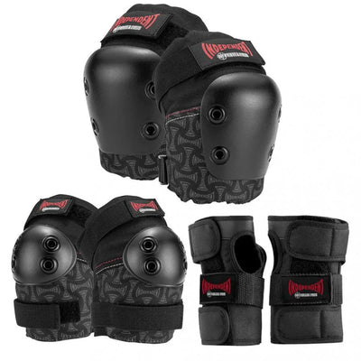 187 Killer Pads x Independent 'Six Pack' Équipement de protection - Noir (ENFANTS)