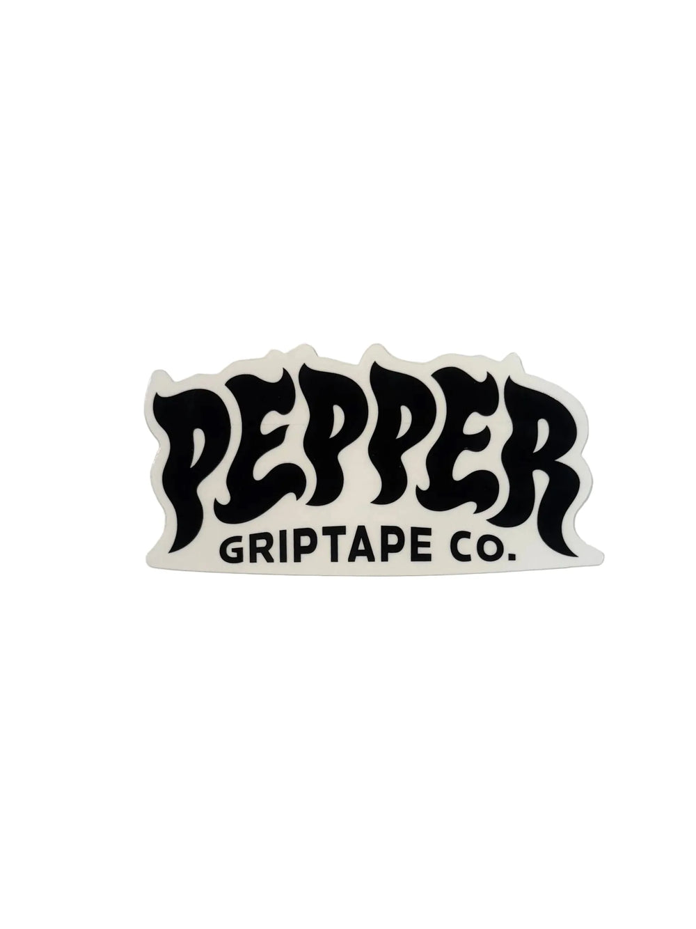 Autocollant 'Logo' Poivre - Noir