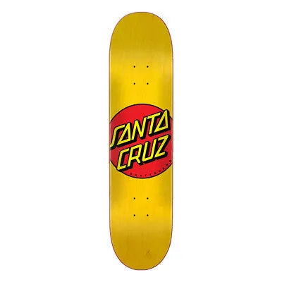 Santa Cruz 'Classic Dot' Skateboard Deck - Yellow
