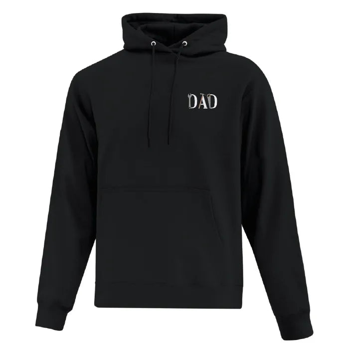 Hoodie Papa Construction brodé