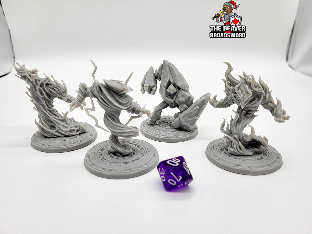 Élémentaires convoqués - Guilde d'Artisans | Feu | Terre | Eau | Air | Élémentaire | Druide | Feu sauvage | Magicien | Sorcier | DnD | Pathfinder