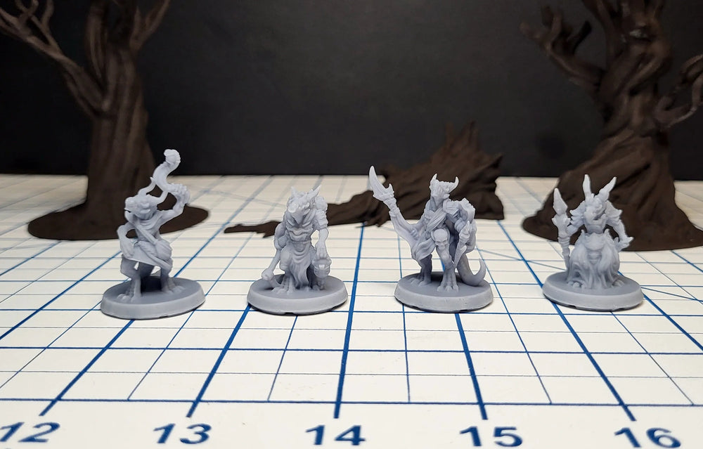 Ensemble de miniatures Kobold - EC3D | DnD | Guerrier | Monstre | Magicien | 32mm | Pathfinder 2E | Fantaisie | Lanceur | Jeux de guerre | Ensemble de miniatures