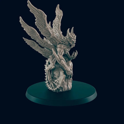 Miniature Diable d'Os DnD - EC3D | Fantôme | Monstre | Démon | Mort-vivant | 32mm | Pathfinder | Grande taille | Fantaisie | Jeux de guerre | Frostgrave | Boss