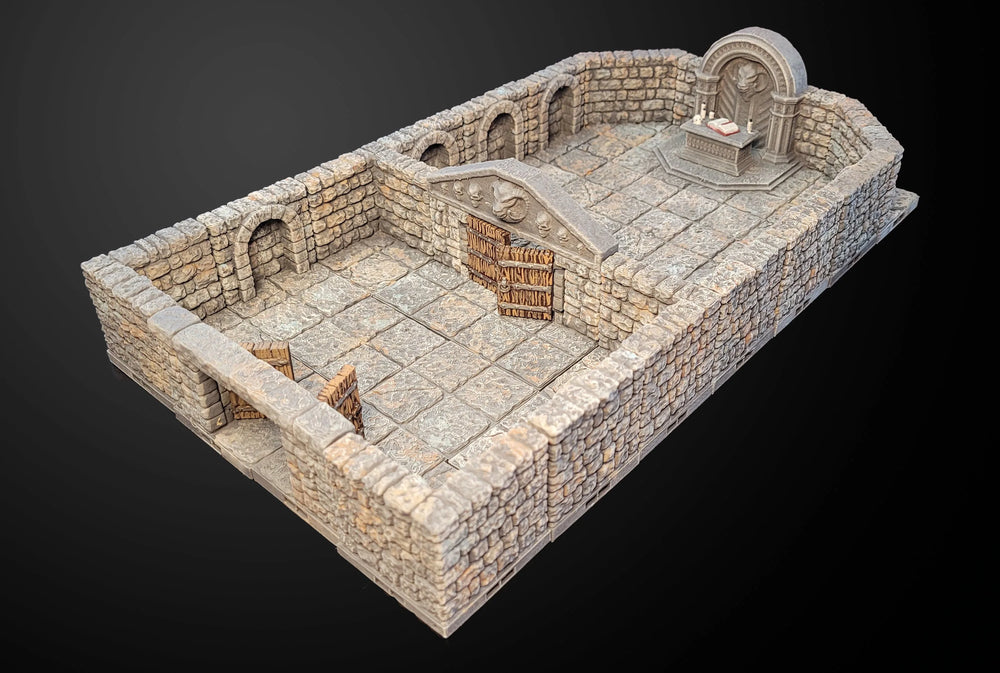 Tuiles de donjon magnétiques Rencontre - L'Autel | Terrain de jeu peint | Donjons et Dragons, D&D, Pathfinder, Jeux de guerre, Dragonlock DnD