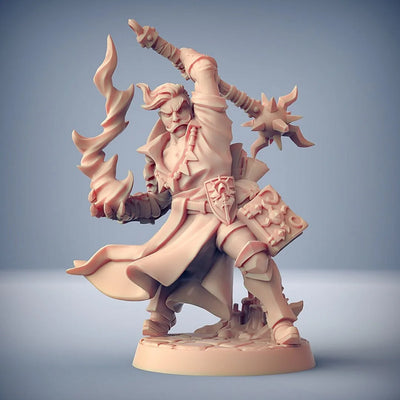 Sol Justicar - Guilde d'Artisans | Homme | Prêtre | Sorcier | Guerrier | Paladin | Mêlée | DnD | Pathfinder | Donjons et Dragons | Fantaisie