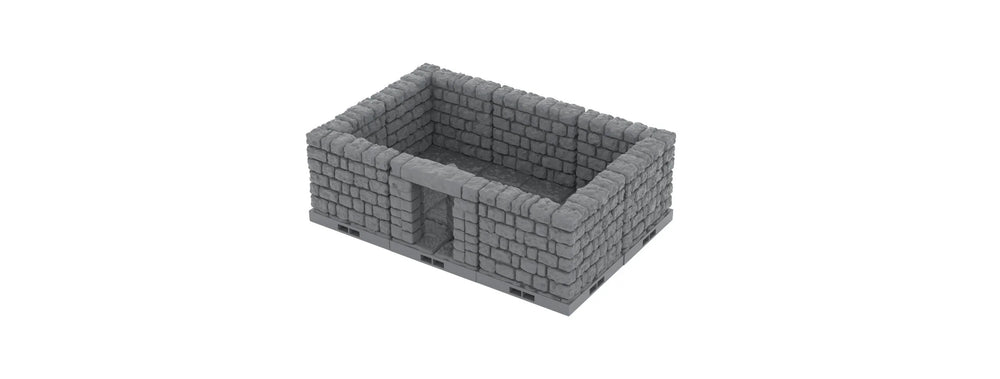 Tuiles de donjon D&D - Petite pièce 6"x4" - Thème de donjon | Terrain de jeu | Dungeons And Dragons 5e, D&D, Pathfinder 2e, Jeux de guerre, Fat Dragon