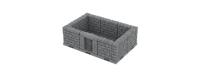 Tuiles de donjon D&D - Petite pièce 6"x4" - Thème de donjon | Terrain de jeu | Dungeons And Dragons 5e, D&D, Pathfinder 2e, Jeux de guerre, Fat Dragon