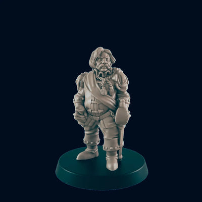 Human Male Noble - EC3D | DnD | Villager minis | Merchant | PC/NPC | 32mm | Pathfinder | commoner | TTRPG | Wargaming | Frostgrave