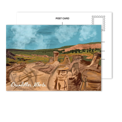 Drumheller, Alberta - Carte postale