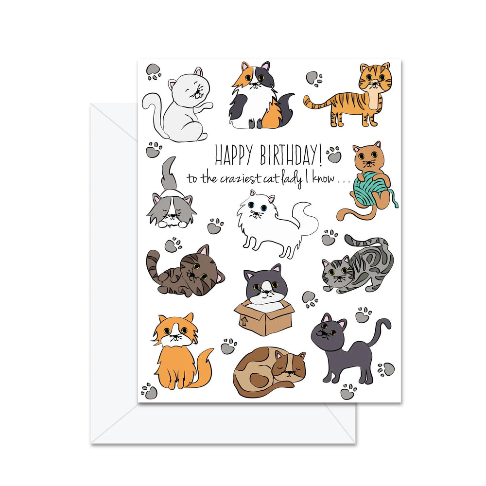 Joyeux Anniversaire à la Dingo des Chats que je Connais... - Carte de Vœux