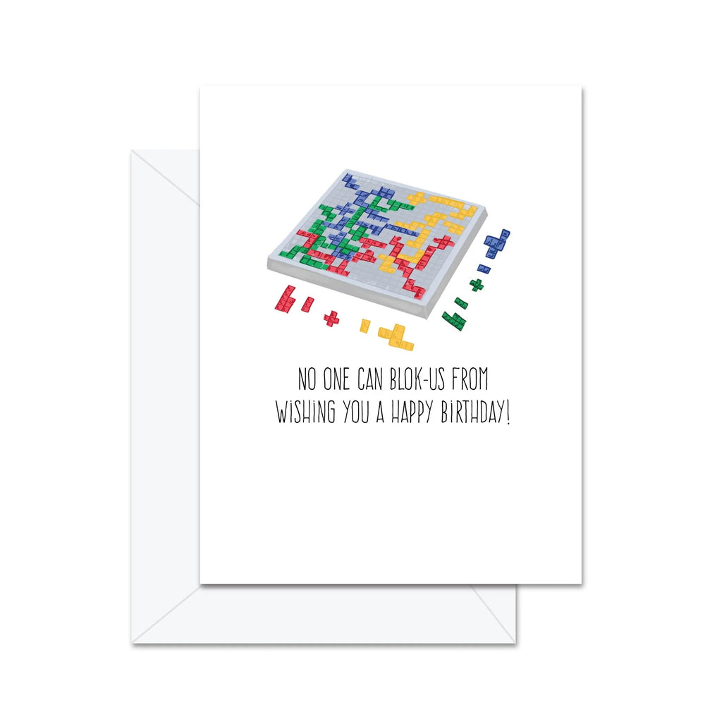 Personne ne peut nous empêcher de vous souhaiter un joyeux anniversaire ! - Carte de souhaits d'anniversaire