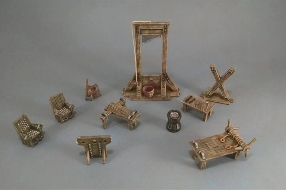 Salle de torture - Heroes Hoard | DnD | Terrain de table | Médiéval | Décor | 32mm | Pathfinder | TTRPG | Jeux de guerre